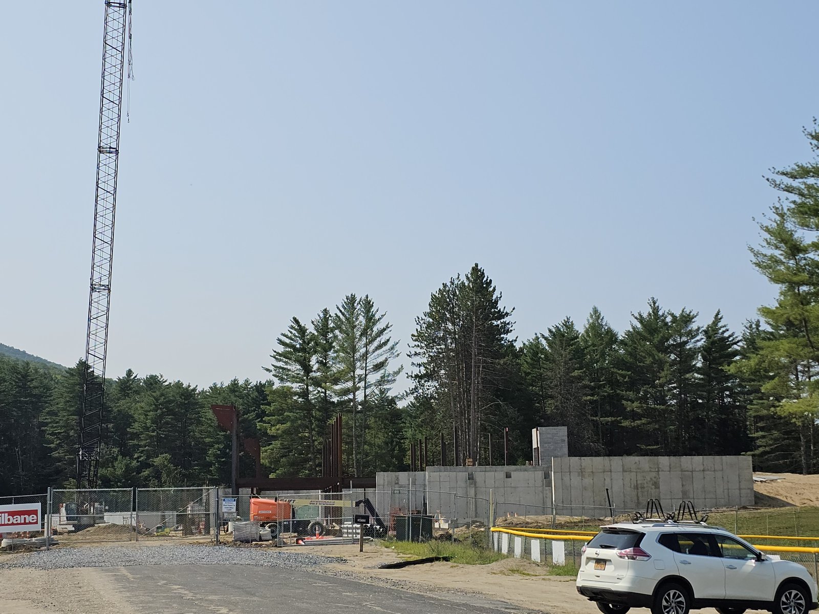 Ski Bowl Lodge construction