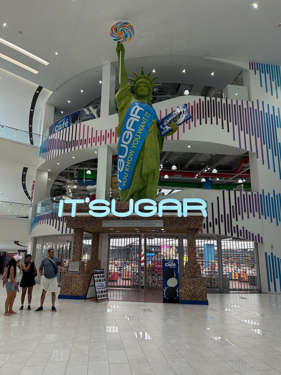 Big SNOW candy statue July 2025 - 1.jpeg