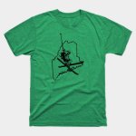 Vintage Green Maine Skier.jpeg