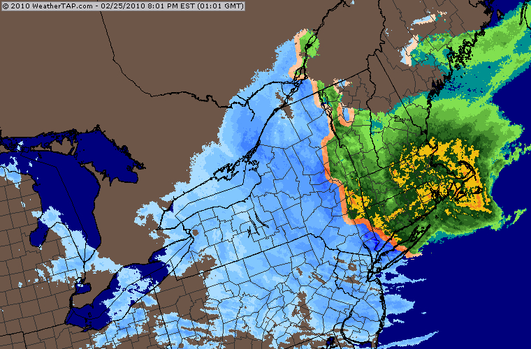 Snowmageddon 2010 radar