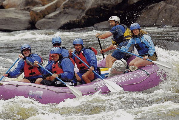 Governor Paterson rafting