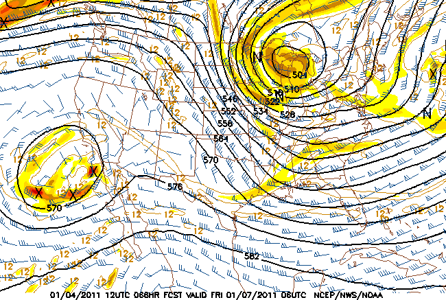 NAM 500mb at 66 hrs