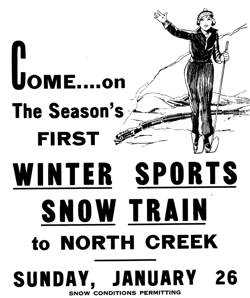 snow train poster