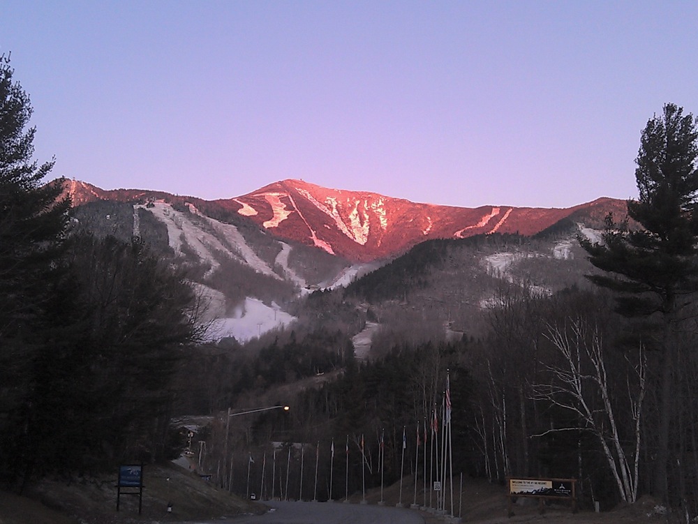 Early morning at Whiteface Mountain