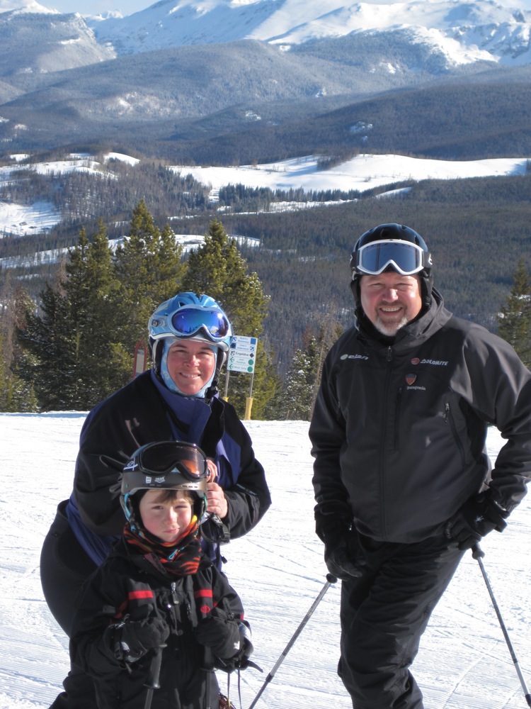Ski vacations with kids.