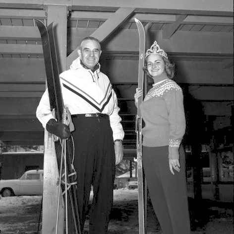 Governor Harriman at Whiteface 1958.