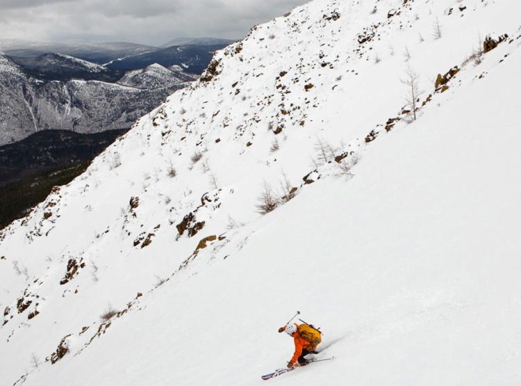 Backcountry Skiing and Snowboarding in the Chic-Chocs, in Québec