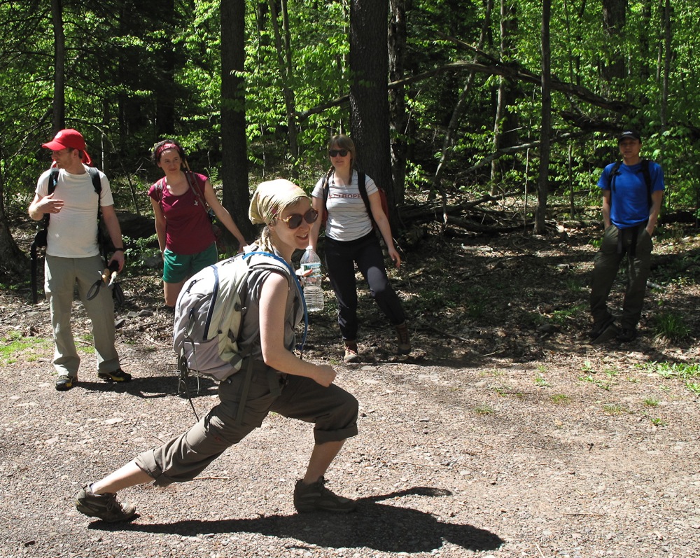 Getting ready to hike the Devil's Path