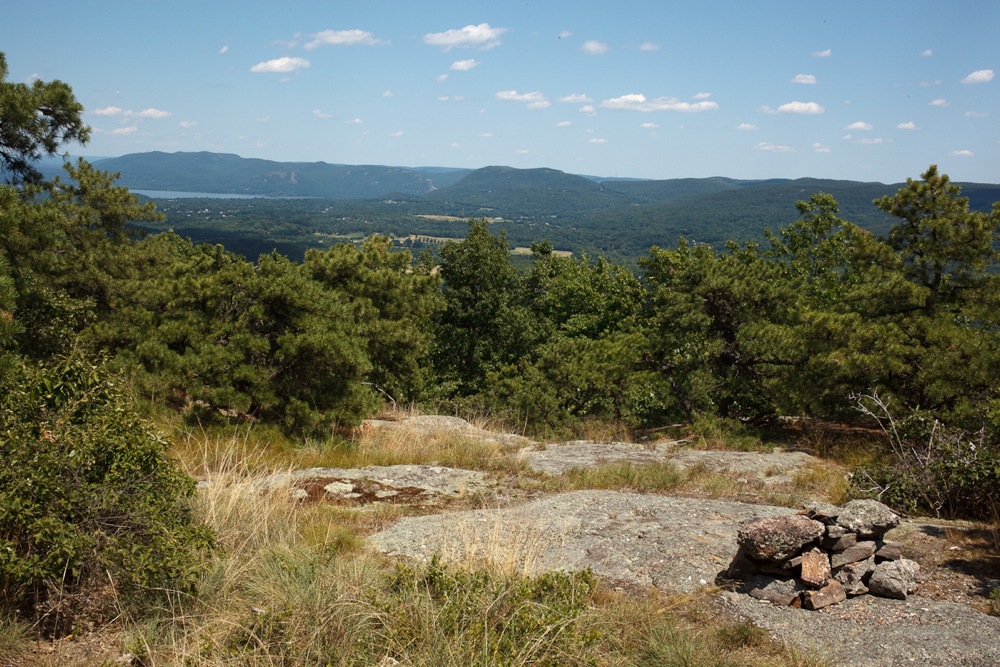 View of the Hudson from Schunemunk Mountain hike