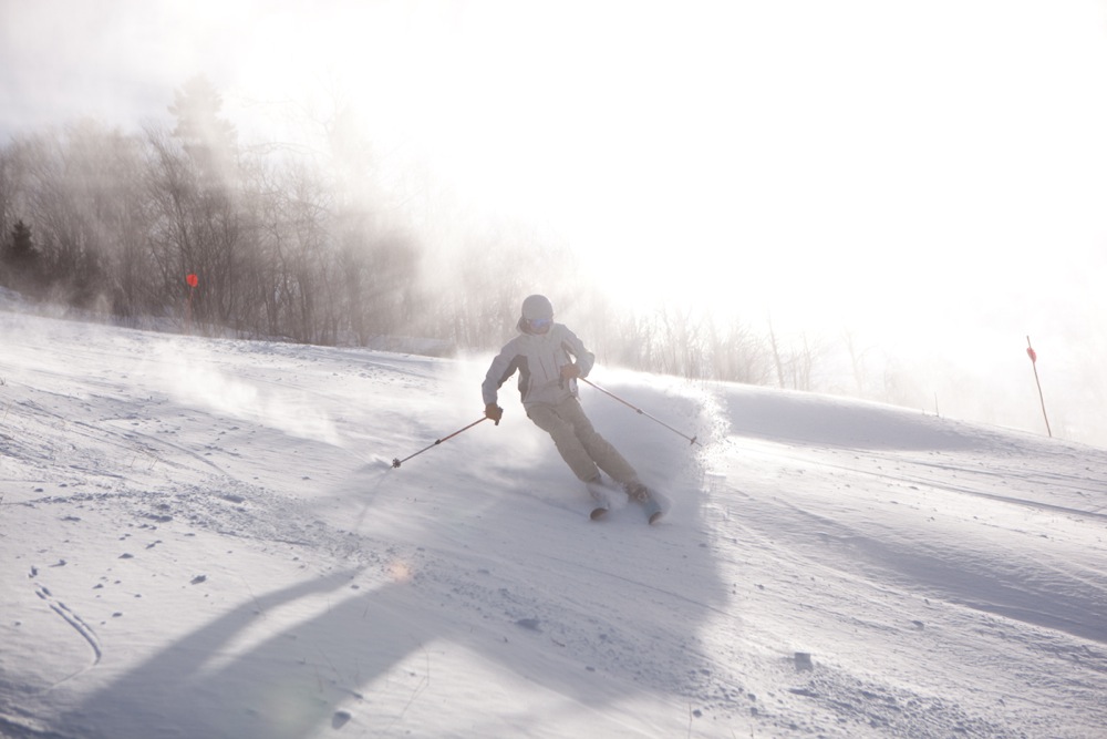 Incredible Piles of Hunter Mountain Snowmaking.