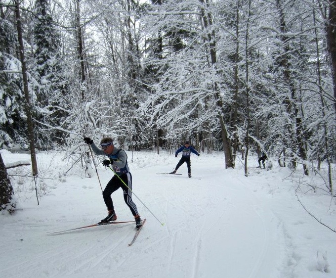 Nordic Ski Racers at Dewey Mountain