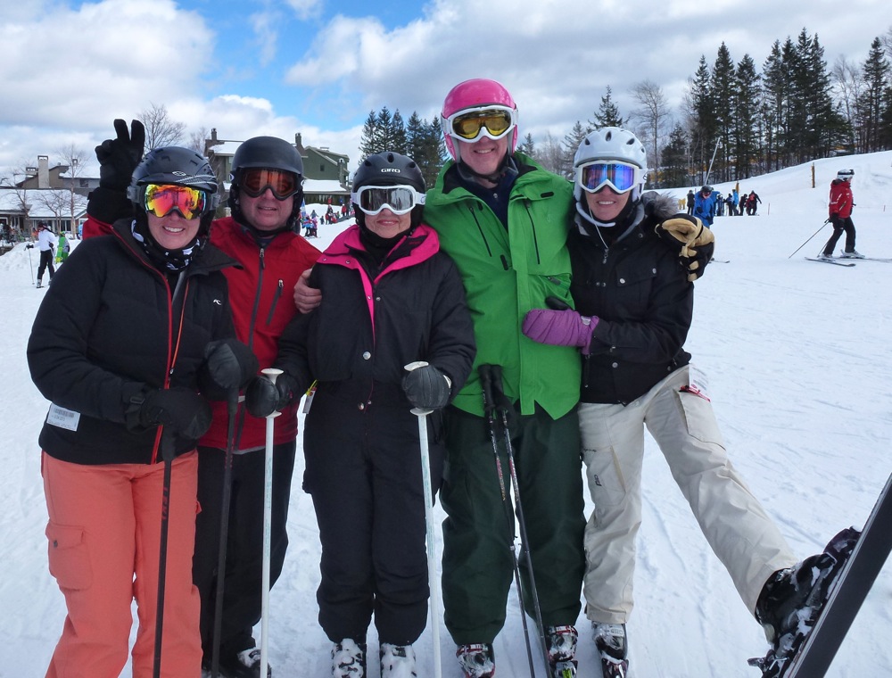 Skiing-Family