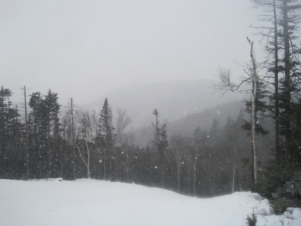 Early season snow squall