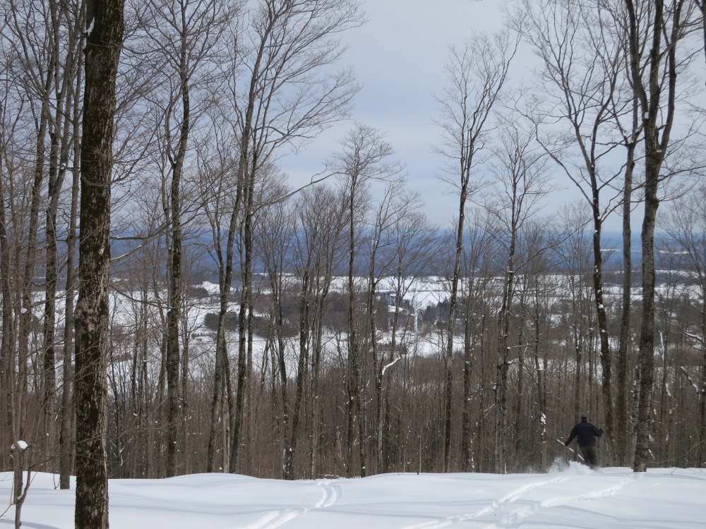 Skiing the Ridge in Turin NY