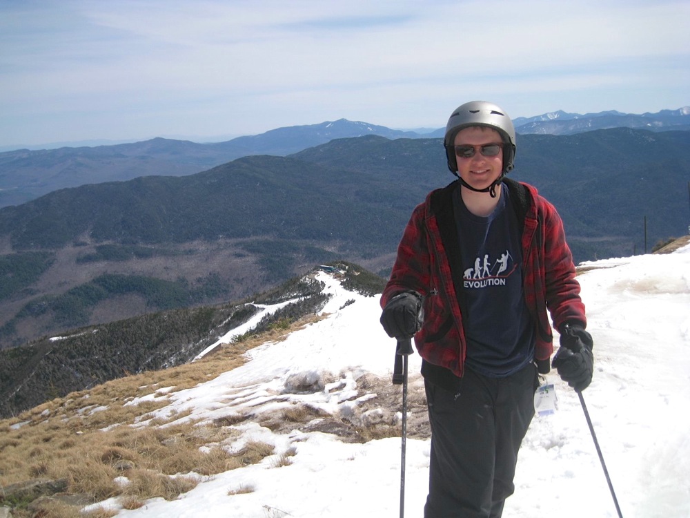 On top of Whiteface on Easter