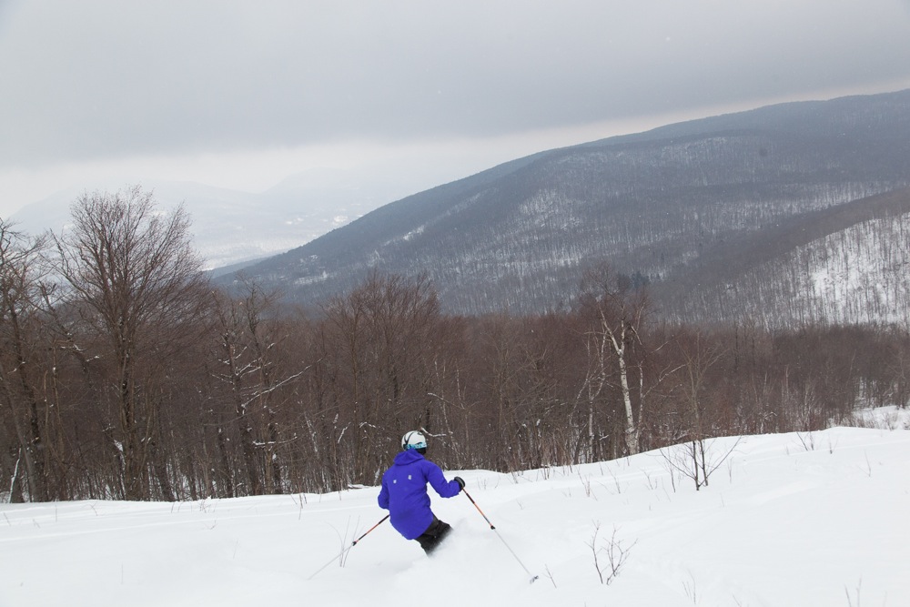 Snow Valley Vermont view