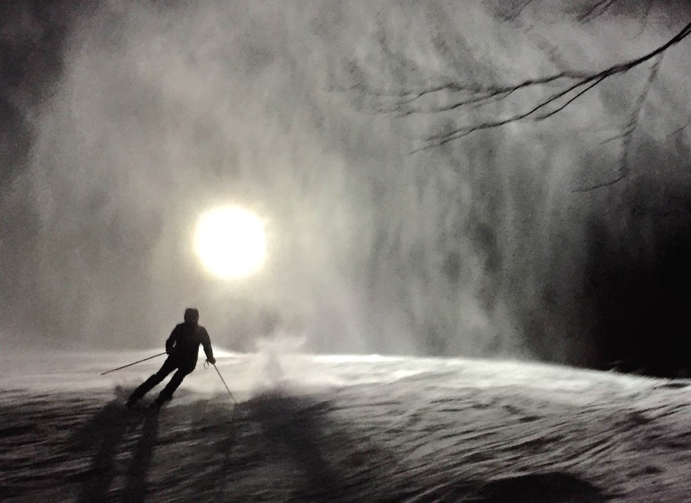 West Mountain night skiing