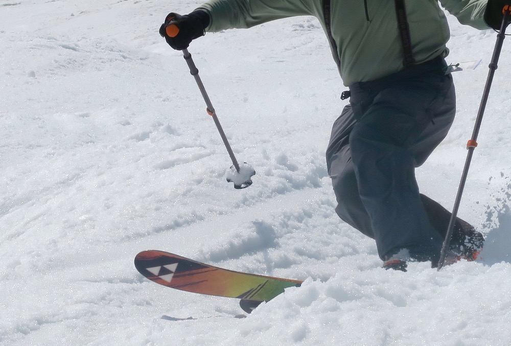 telemark skiing on ntn