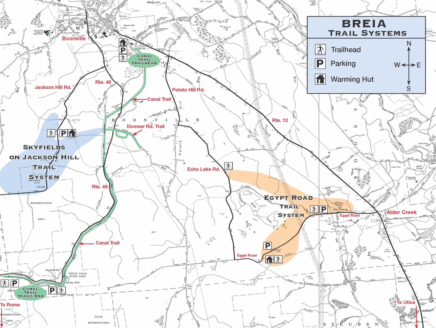 BREIA trail map