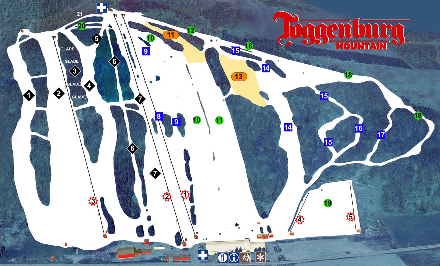 Toggenburg trail map