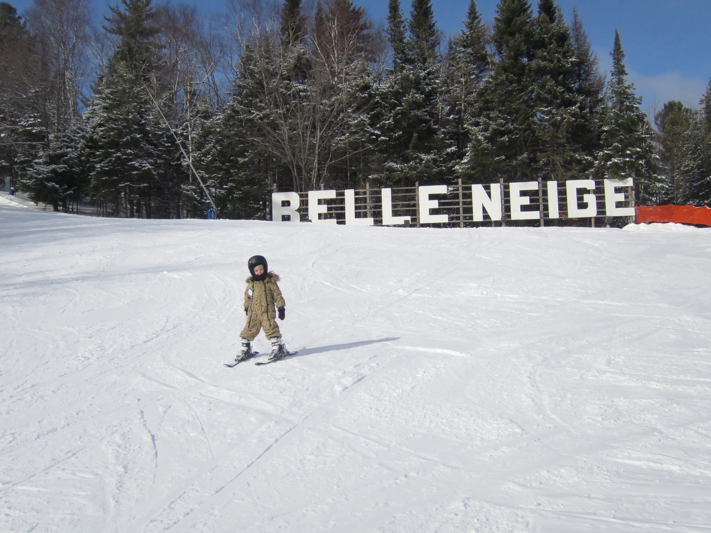 belle neige sign