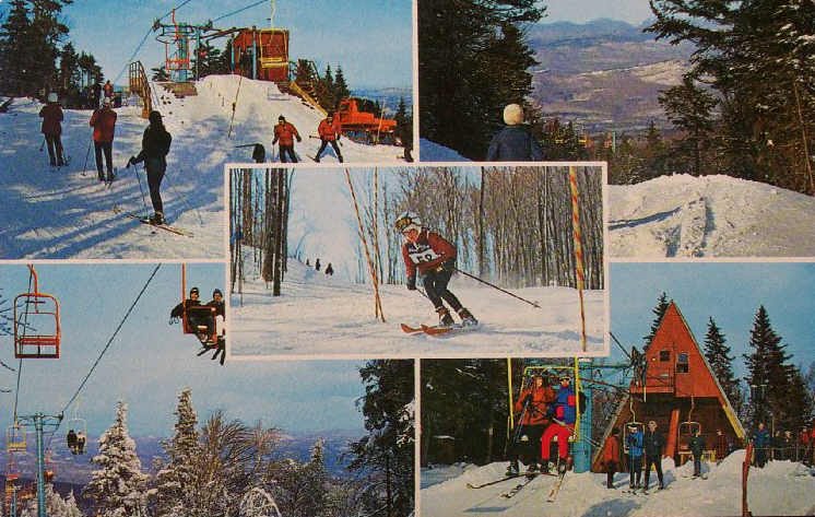 Gore Mountain postcard 1968
