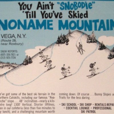 Vintage 1970s Gore Mountain North Creek NY Skiing Souvenir Patch - 3.75"