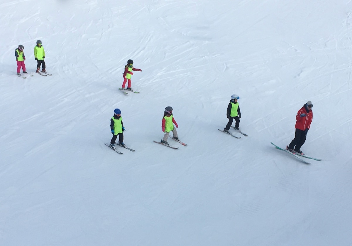 ski lesson