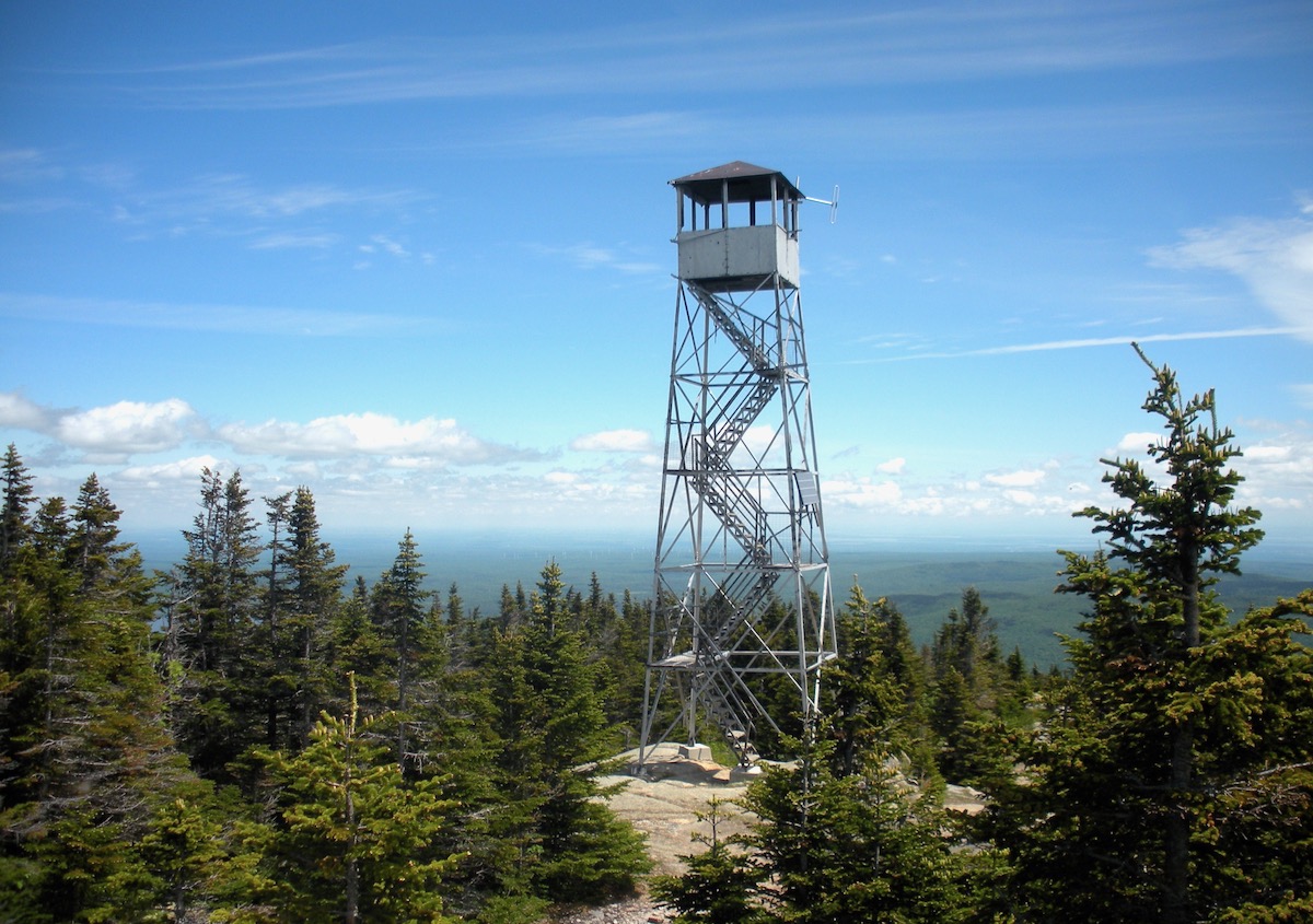 Lyon Mountain fire tower