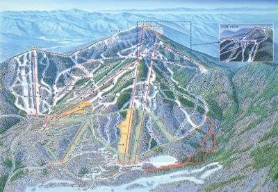 Jay Peak Trail Map, Vertical Drop, Stats, Profile | NY Ski Directory