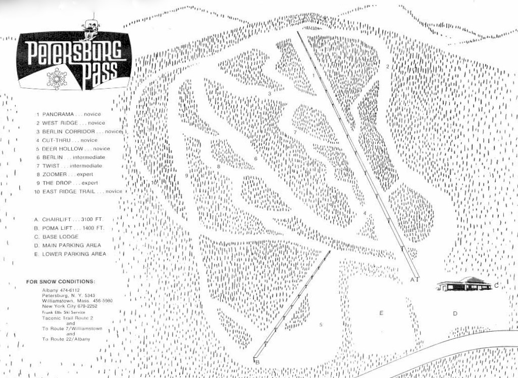 Petersburg Pass Trail Map • NYSkiBlog Directory