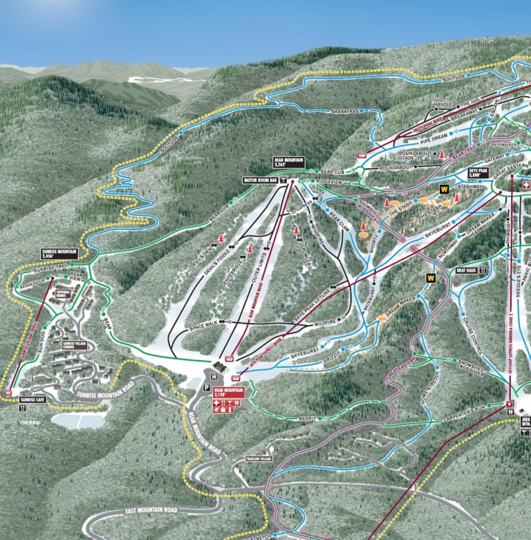 Killington Trail Map, Vertical Drop, Stats and Profile • NYSkiBlog ...