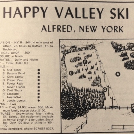 Vintage Ski Trail Maps of New York • NYSkiBlog Directory
