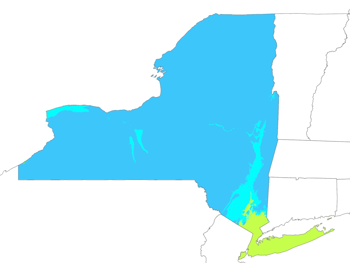 New York climate zone map