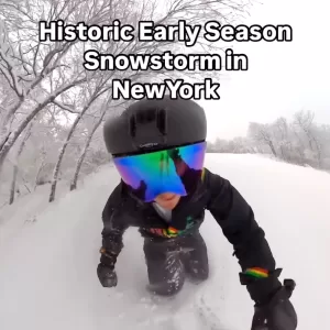 early season snowstorm